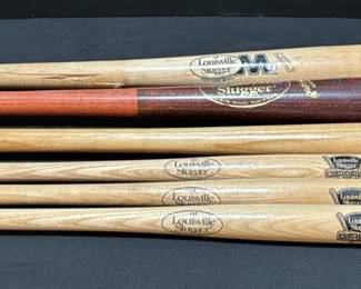 Two Broken Game Bats Miscellaneous Collectible Bats