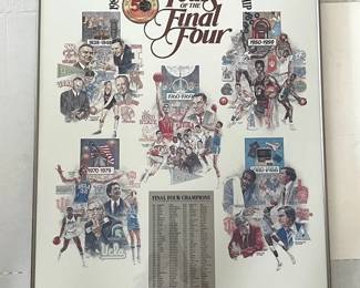 NCAA Final Four Championship 1988 50 Years Poster