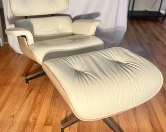  01 Herman Miller Eames Style Armchair With Ottoman