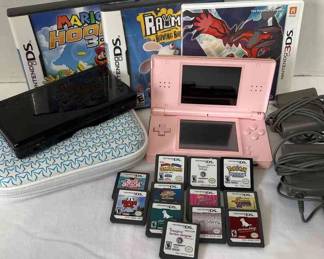 Pink Black Nintendo DS Systems, Games  Accessories