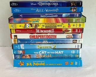 Alice And Wonderland, Megamind, Pufnstuf, And More Blueray And DVDs 