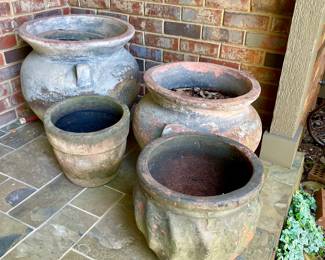 Italian clay pots