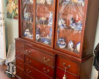 Large china cabinet