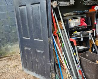 Clamps, weed control mesh, extension poles