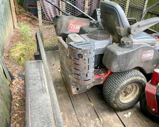 Two Toro Zero Turn lawn tractors