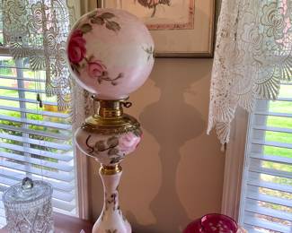 Antique banquet lamp