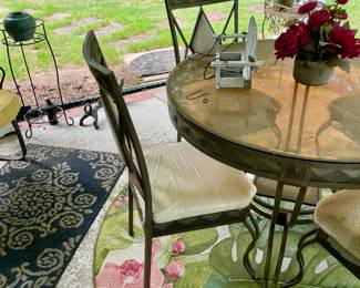 Outdoor Bistro. table and chairs