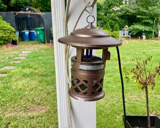 Outdoor bug light lanterns.