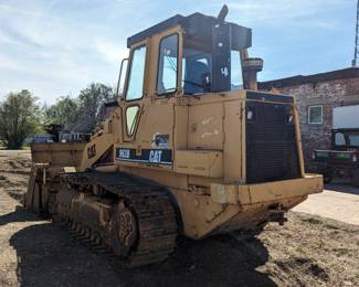 1997 Caterpillar CAT 963B Track Loader, 11,835 Hours Showing On Gauge, Four-Way 8' Bucket, Rear Hydraulics, 22" Double Grouser Tracks, AC And Heat In Cab, Rear Drop Pin