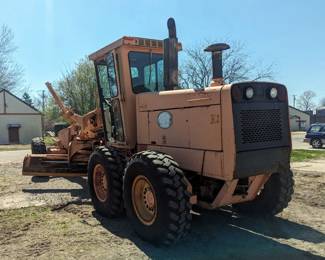 John Deere 770A Road Grader, 7591 Hours Showing On Gauge, 4.0 0 R 24 Tires, 14 Ft Blade 24 V System, Hydraulics And Cylinder For Front Attachment, PIN DW770AX504390, Leak On Front Steering And Lift Cylinder