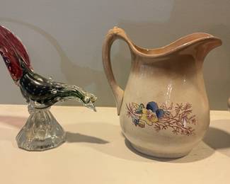 Murano bird art glass 