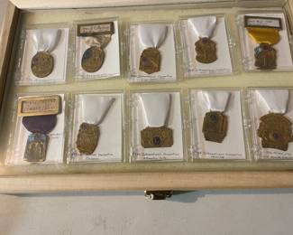 Vintage American legion medals 