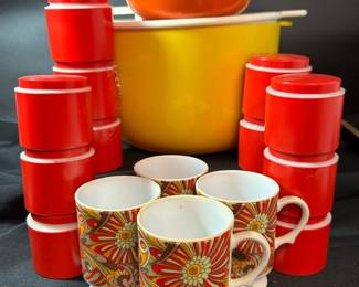 Holt Howard Cup with Bright Vintage Kitchenware