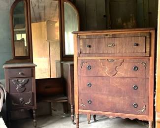 Vintage Vanity and Chest