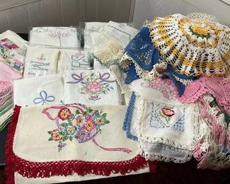 Embroidery and Doilies