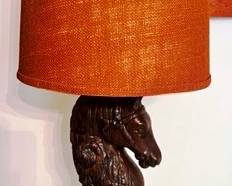 mcm horse lamp