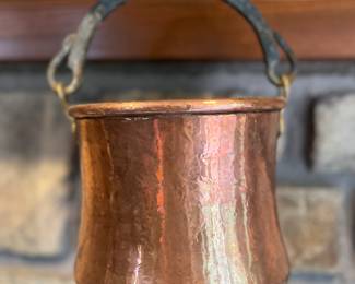 Copper cauldron 
$22
