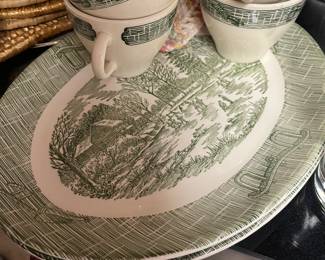 Courier and Ives dishes
Large plates $5 each