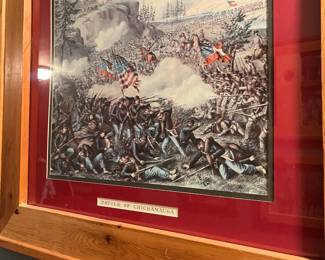 Civil War battle art