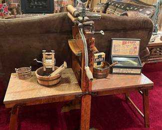 Clothes wringer/ Washstand 
$140