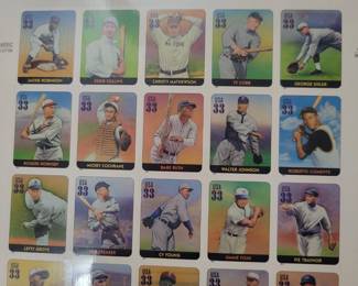 Legends of baseball sheet $10