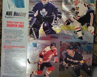 Nhl 4 frame hockey cards $5