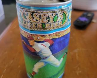 Caseys Lager Beer can #4 $3
