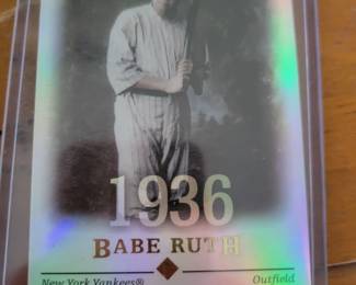 Babe Ruth card $3