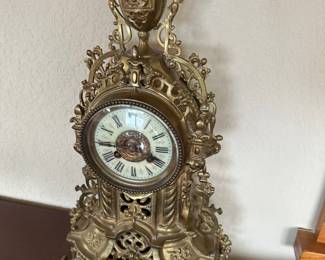Vintage Brass Clock