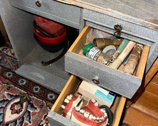 Antique Dental Tool Box