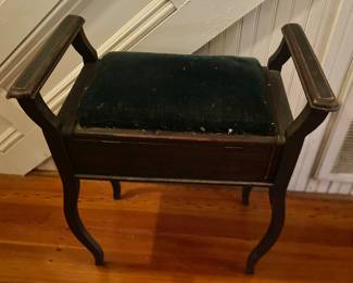 Antique Stool w/ Storage