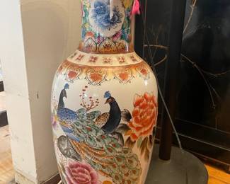 Peacock Ceramic Vase