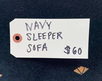 Navy Sleeper Sofa