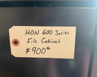 Hon 600 series file cabinet