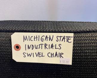 Michigan State Industrials Swivel Desk Chair