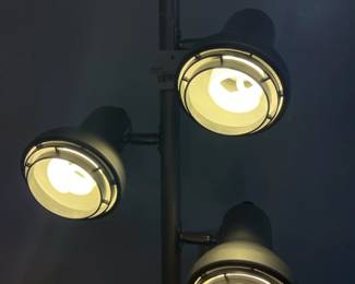 3 Spot Industrial Floor Lamp