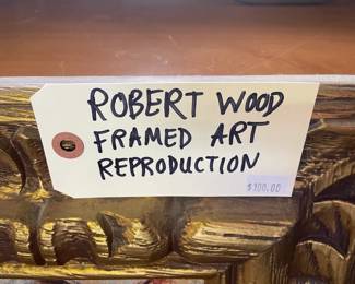 Robert Wood print framed