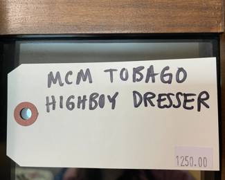 MCM Tobago Highboy Dresser
