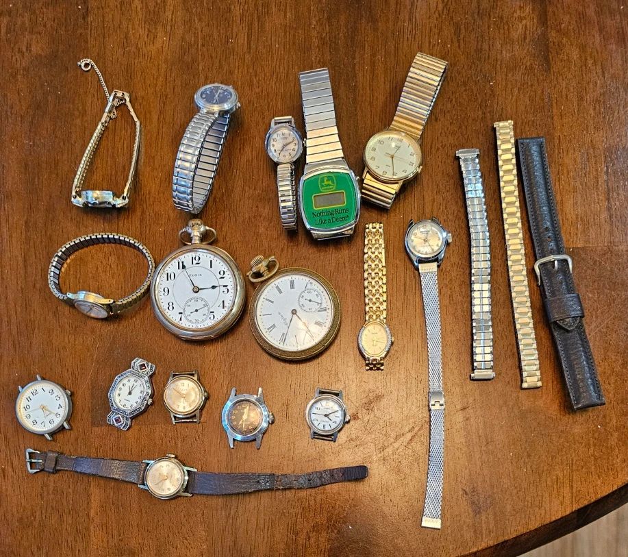 Old Watches, Elgin Pocket Watches