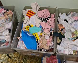 - Large collection of Sew-It-Yourself pillows (Some completed and some not completed) by "The Toy Works" that was located in Middle Falls, NY.&nbsp; Owner had been a long-time employee of "The Toy Works".