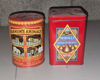 Examples - Collectible Tin Boxes and Tin Canisters