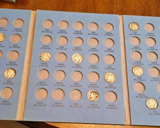 Silver Coins and Wheat Pennies