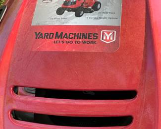 Yard Machines red riding mower
