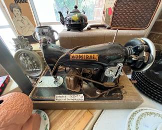 Early electric Admiral sewing machine