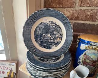 Currier and Ives plates