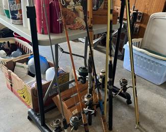 Rods with spinning reels