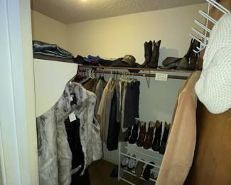 Large closet full of nice clothes