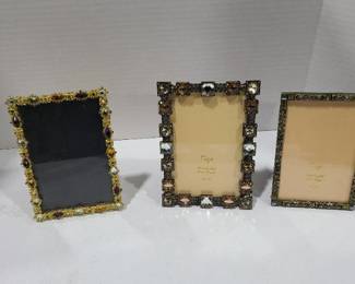 Bejeweled 4x6 picture frames