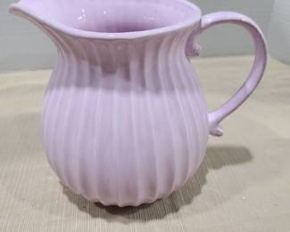 Harry and David lilac color pitcher