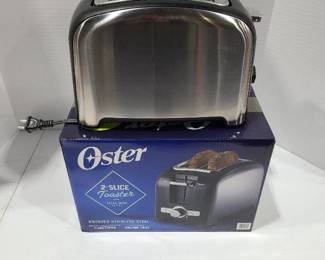 Oster 2 slice toaster with extra wide slots